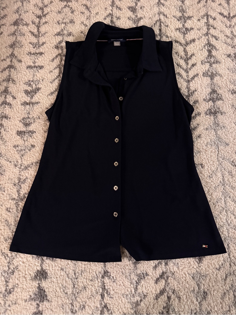 Small Petite - Tommy Hilfiger button up blouse